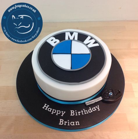 Bmw Theme Cake, Bmw Birthday Cake For Men, Cake Bmw Birthdays, Bmw Cake Ideas, Bmw Cakes For Men, Bmw Birthday Cake, Bmw Cake, Cars Cake Design, Cake For Boyfriend