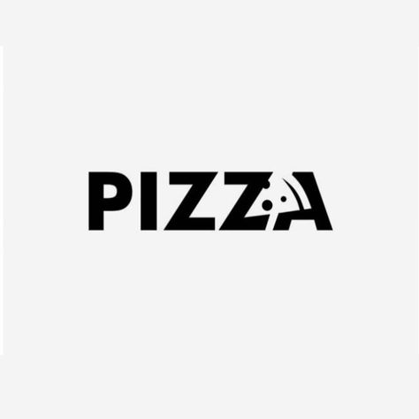 Logo designer on Instagram: “Pizza Concept Logo . awesome wordmark with negative space. what do you think ? . #logolemon #pizza #food #beverage #happy” Pizzeria Design, Wordmark Logo Design, Instagram Fonts, Logo Design Negative Space, Pizza Branding, Negative Space Design, Negative Space Logos, Pizza Logo, Instagram Font