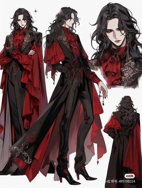 Male Fantasy Clothing, Vampire Clothes, Clothing Design Sketches, Old Fashion Dresses, Fashion Drawing Dresses, Dress Design Sketches, Fashion Illustration Dresses, Fashion Design Drawings, Fantasy Dress