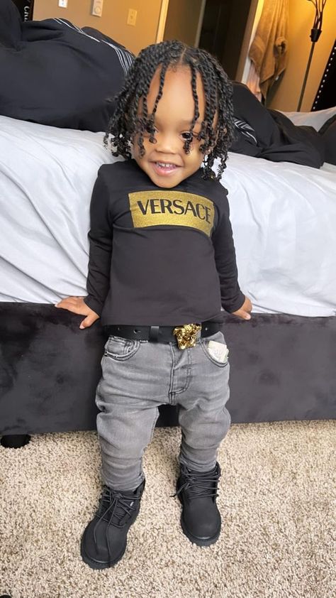 Mixed Baby Boy Hairstyles, Baby Boy Outfits Black Boys, Little Boy Outfits Black Boys, Light Skin Baby Boy, Baby Boy Drip, Black Baby Boy Outfits, Toddler Boy Fashion Swag, Swag Kids, Kids Fashion Boy Swag