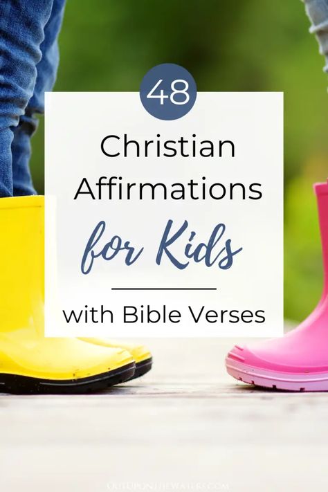 Who God Says I Am Affirmations, Back To School Bible Verses For Kids, Godly Affirmations For Kids, Kid Bible Verses, God Says I Am For Kids, Bible Verses Inspiring, Bible Affirmations For Kids, Biblical Affirmations For Kids, Who God Says I Am