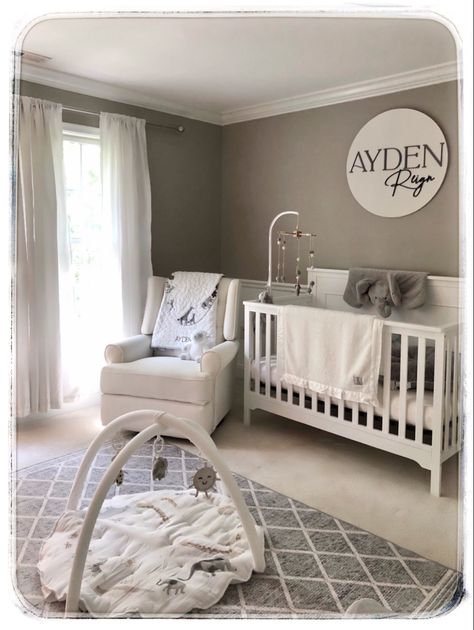 Simple Elephant Nursery, Grey Nursery White Furniture, Small Grey Nursery Ideas, Grey And White Elephant Nursery, Grey Walls Nursery Ideas, Grey And White Cloud Nursery, Gray Nursery Ideas Gender Neutral, Gray And White Nursery Ideas, Grey Animal Themed Nursery