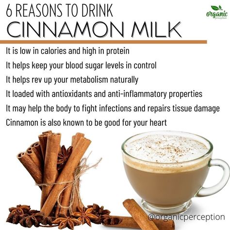 Easey Series - Herbal Remedies on Instagram: “Have you ever tried cinnamon milk? Follow @easeyseries for Daily Advance Herbal & Natural Therapies! Learn something new every day! . Tap…” Alternative Health, Milk Benefits, Naturopathic Medicine, Cinnamon Milk, Naturopathic Doctor, Diy Remedies, Daily Health Tips, Learn Something New, Healthy Foodie