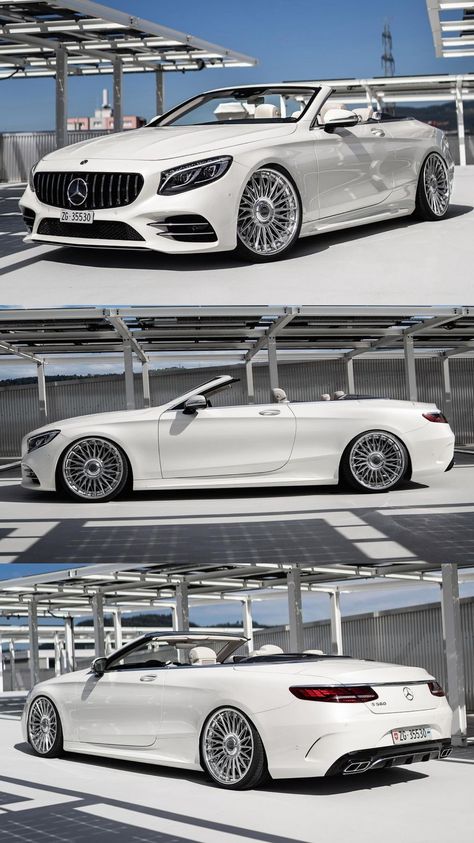 White Mercedes Convertible, S Class Cabriolet, Mercedes Cabriolet, Amg S63, Mercedes Convertible, Mercedes Benz Convertible, Car Obsession, Land Shark, Best Suv Cars