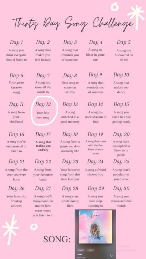 #music#30daysongchallenge#lover#taylorswift13 Beyonce Songs, Birthday Challenge, 30 Day Song Challenge, Song Challenge, Dance Party, Karaoke, 30 Day, Thinking Of You, Songs