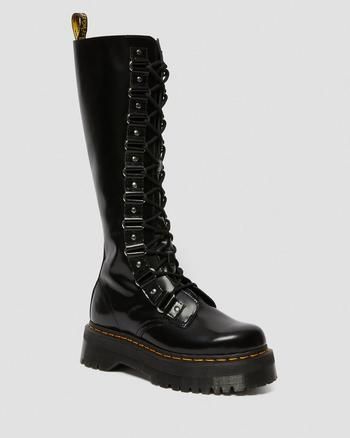 Dr Martens 1b60, Black Knee High Boots Outfit, Galaxy Converse, Galaxy Vans, Knee High Platform Boots, Leather Platform Boots, Doc Martens Outfit, Black Dr Martens, Platform Chelsea Boots