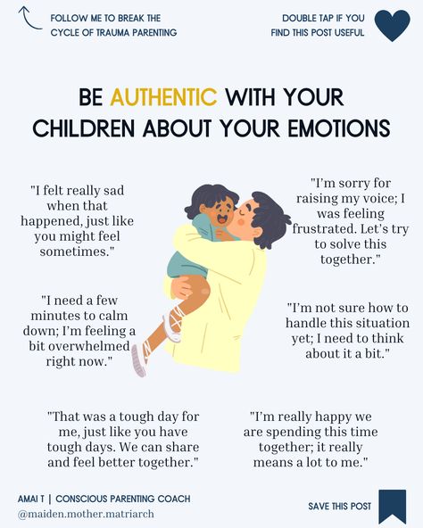 Here are 6 supportive phrases you can use to demonstrate AUTHENTICITY to your children. This helps build a foundation of trust and open communication with them 🥰⁠ .⁠ ✅ Never let the cycle of trauma define your parenting again. Discover "The Amai T Method of Conscious Parenting" and transform your family dynamics today!⁠⁠ Supportive Phrases, Parenting Lessons, Parenting Knowledge, Parent Coaching, Intentional Parenting, Open Communication, Parenting Inspiration, Parenting Help, Conscious Parenting