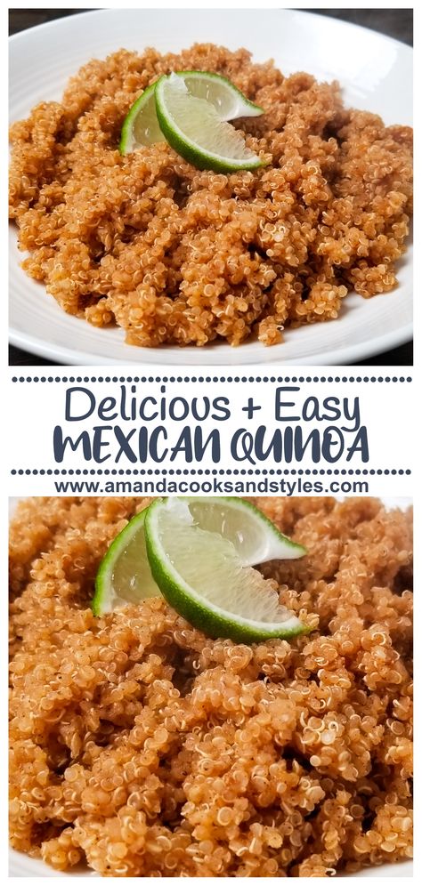 Healthy Mexican Sides, Healthy Mexican Rice, Quinoa Side Dish, Quinoa Recipes Easy, Sautéed Veggies, Quinoa Recipes Healthy, Mexican Quinoa, Mexican Rice Recipes, Mexican Side Dishes