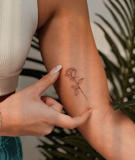 Rose Tattoos For Women, Petite Tattoos, Bold Statements, Tattoo Ideas Female, Cute Tattoos For Women, Classy Tattoos, Discreet Tattoos, Dainty Tattoos, Subtle Tattoos