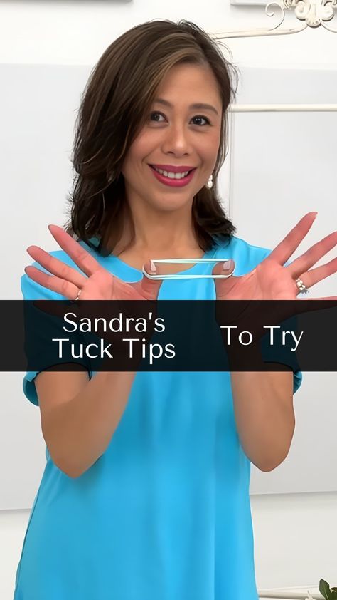 Shepherd's Fashions | Sandra’s T-Shirt Tuck Hacks add shape to a basic tee!! Which Tuck is your favourite…1,2 or 3? Let us know, comment below ⬇️ #Tuck… | Instagram How To Make Your Shirt Look Tucked In, How To Wear A Polo Shirt, Dress Into Shirt Hack, Feminine T Shirt, Tshirt Hacks Too Big No Sew, How To Tuck A Tunic Top, How To Wear Tucked In Shirts, Fake Tuck Shirt, No Sew Tank Top Alterations