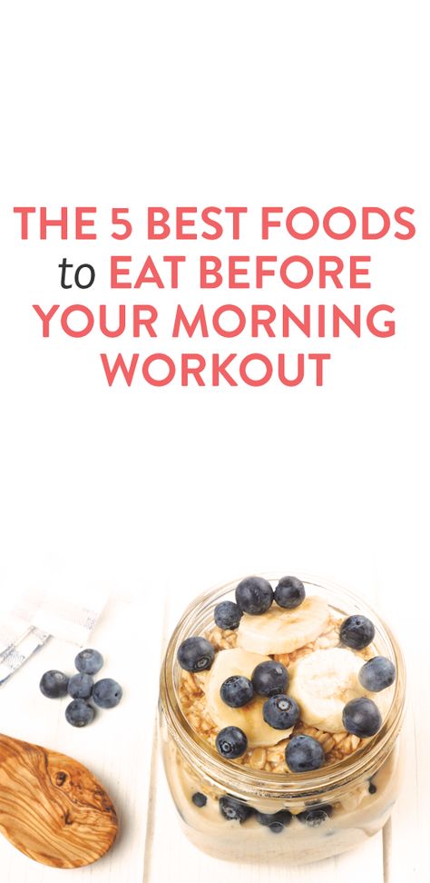 the best 5 foods to eat before your morning workout Breakfast Before Workout, Meals Before Workout, Best Pre Workout Food, Eat Before Workout, Pre Workout Breakfast, Morning Cardio, Morning Workout Motivation, Workout Morning, Preworkout Snack