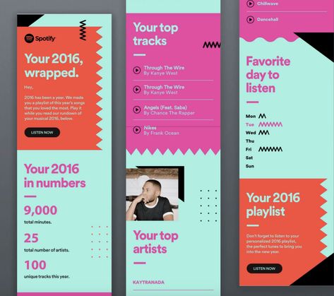 Spotify Year In Review, Spotify Wrapped Design, Spotify Infographic, Spotify Graphic Design, Spotify Branding, Edm Marketing, B2b Branding, Yearbook Design Layout, Year Recap