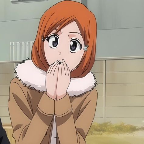 -bleach orihime and rukia matching caps. (2/2) Orihime And Rukia Matching, Bleach Matching Icons, Orihime Icon, Bleach Matching, Bleach Orihime, Ichigo And Orihime, Pfps Anime, Bleach Rukia, Soul And Maka