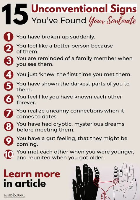 15 Unconventional Signs You’ve Found Your Soulmate Soulmate Tattoo, Couple Tattoo Quotes, Finding Purpose In Life, Soulmate Signs, Soulmate Connection, Soulmate Sketch, Meeting Your Soulmate, Soulmate Love Quotes, Life Path Number