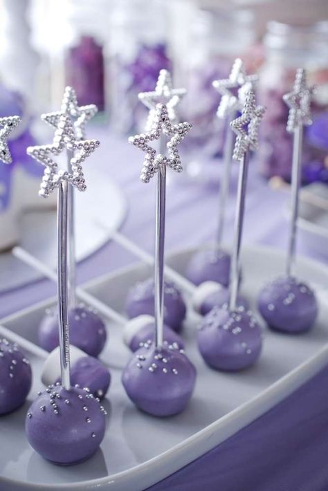 Sophia The First Birthday Party Ideas, Princess Sophia Party, Purple Cake Pops, Deco Violet, Princess Sofia Birthday, Princess Sofia Party, Sophia The First, First Birthday Party Ideas, Sofia The First Party