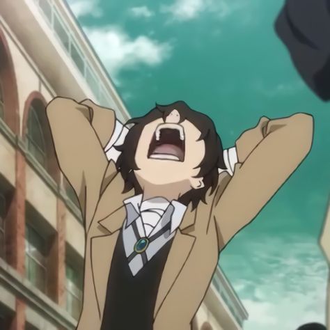 Dazai Osamu Anime, Anime Bungou Stray Dogs, Funny Dog Faces, I'm A Failure, Bungou Stray Dogs Characters, Boys Sticker, Dazai Bungou Stray Dogs, Goofy Pictures, Feral Cats