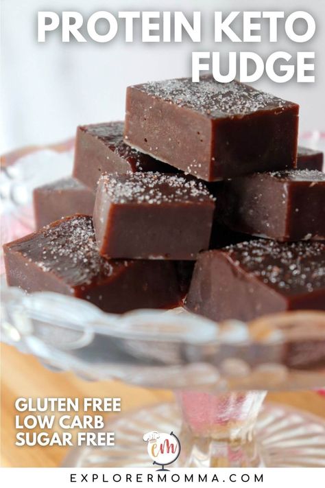 Transform your dessert game with this Protein Keto Fudge! Simple ingredients, incredible taste—your keto-friendly sweet fix is just a click away. Find this awesome low carb recipe on the blog now! Protein Fudge Recipe, Low Carb Fudge, Maple Fudge Recipes, Sugar Free Fudge, Maple Fudge, Low Carb Christmas, Keto Fudge, Fudge Recipes Chocolate, Christmas Fudge