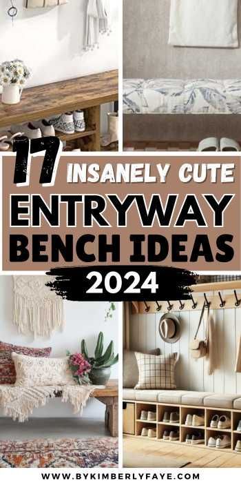 Whether you’re looking for something cozy, chic, or totally unique, these 17 Insanely Cute Entryway Bench Ideas You Will Love, Entryway Bench Ideas Entrance, Entryway Bench Ideas With Storage Cute Entryway, Front Door Shoe Storage, Entryway Ideas Modern, White Bench Entryway, Modern Entryway Bench, Entryway Bench Ideas, Small Wooden Bench, Narrow Bench, Creating An Entryway