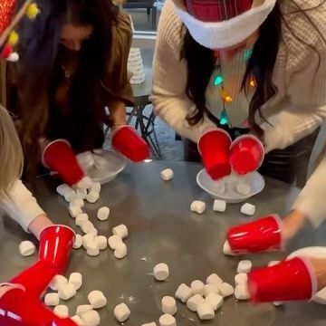 Besst Realty Group on Instagram: "Just a little lunch break team building! 🧑‍🎄🤣🎄 #christmas #christmasgames #holidaygames #officefun #lunchbreak" Holiday Games For 5th Graders, Reindeer Toss Game, Christmas Party Elementary School, Christmas Punch Cups Game, Christmas Games For High School Students, Fun Christmas Party Games For Work, Christmas Party Work Games, Christmas Teen Games, Christmas Ice Breakers For Ladies