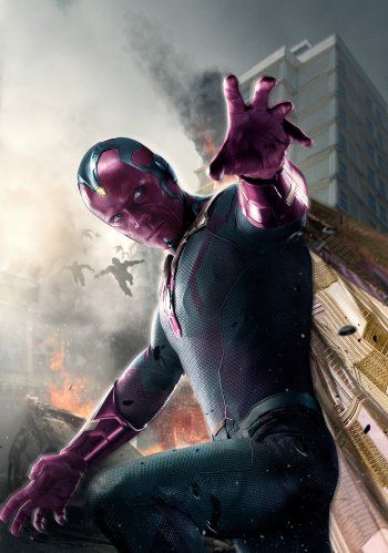 Movie Avengers: Age of Ultron The Avengers Art Ultron Wallpaper, Vision Avengers, Vision Marvel, Marvel Vision, Avengers Movie, Avengers Poster, Paul Bettany, Avengers Age Of Ultron, Batman Begins