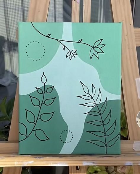 Simplistic Painting Ideas On Canvas, Cute Aesthetic Painting Ideas On Canvas, Simple Painting Inspiration, Small Canvas Ideas Easy, Painting Ideas On Paper For Beginners, Simplistic Painting Ideas, Basic Canvas Painting Ideas, Cute Things To Paint On Canvas Aesthetic, Blue Canvas Painting Ideas Easy Diy