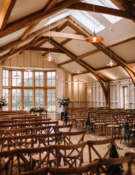 Gallery | Hyde House Wedding Venue In The Cotswolds Summer Floral Arrangements, Tree Fairy Lights, Hyde House, Winter Wedding Ceremony, Rustic Ceremony, Cotswold Wedding, Winter Ceremony, Wedding Ceremony Inspiration, Christmas Tree Fairy