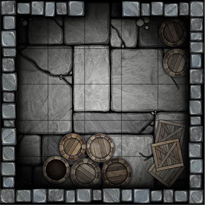 Dungeon Tiles Set for rpg game