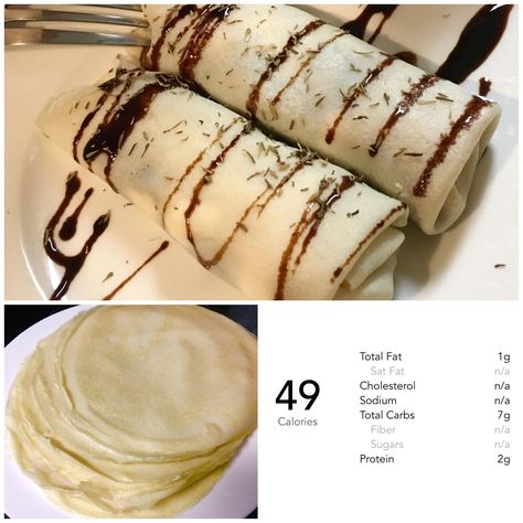 Crepes Low Calorie, Snack Ideas Low Calorie, Healthy Crepe Recipe Low Calorie, Low Calorie Crepe Recipe, Low Carb Low Cal Recipes, Low Cal Crepes, Low Cal Food Recipes, Low Calorie Crepes, Healthy Crepe Recipe