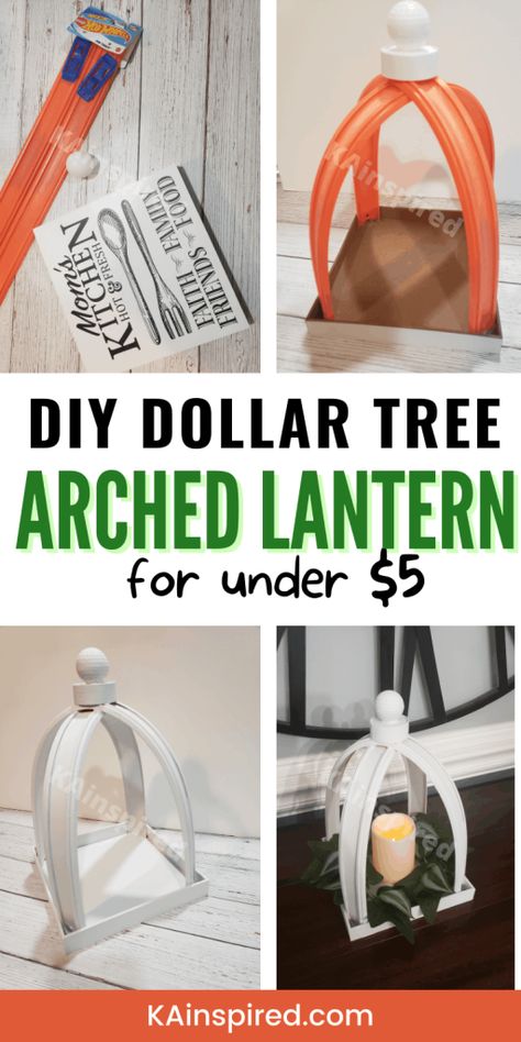 Farmhouse Lanterns, Tree Lantern, Winter Lantern, Lanterns Diy, Dollar Tree Diys, Fall Lanterns, Tree Lanterns, Fall Lantern, Tree Projects