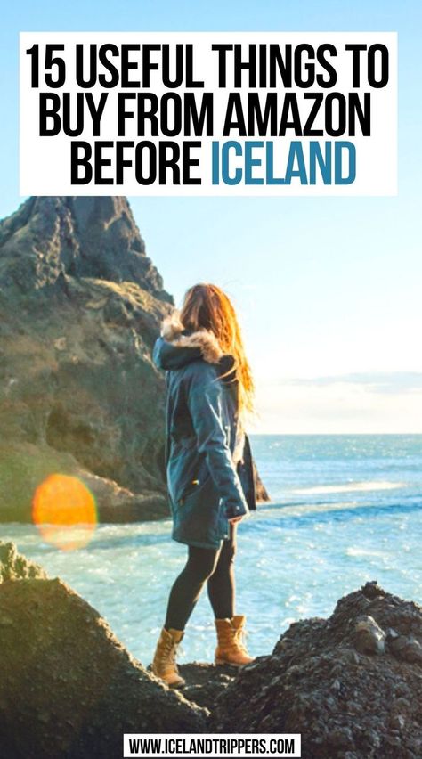 15 Useful Things to Buy from Amazon Before Iceland Iceland Shopping, Iceland In April, What To Pack For Iceland, Iceland In June, Iceland In May, Amazon Travel Must Haves, Iceland Packing List, Thrifting Vintage, Iceland Honeymoon