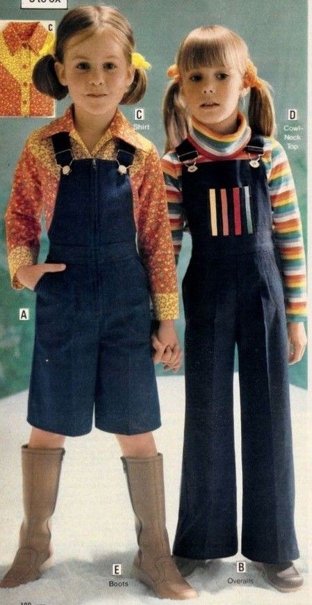 70s Kids Fashion, 70s Outfits Aesthetic, 70s Outfits Ideas, 1970s Outfits, 1980s Outfits, 60s Outfits, 1980s Aesthetic, Kids Catalogs, 1980s Kids