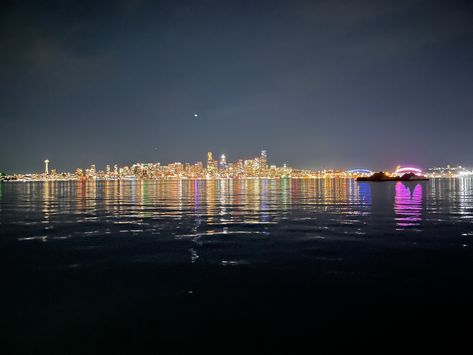 Beach
Skyline
Seattle
Alki
Alki Beach
Downtown
Aesthetic
Sky
Night
Vibe
Water
Sea
Lights
Midnight
Landscape 
Lighting
Neon Seattle Beach Aesthetic, Alki Beach Seattle, Seattle Beach, Seattle City, Assalamualaikum Image, Post Grad, City Aesthetic, Beach Aesthetic, City Life