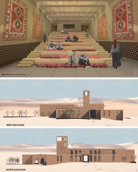 Islamic Culture Center, Landscape Design Competition, Architecture Symbols, Floating Architecture, Architecture Presentation Board, Conceptual Architecture, New Architecture, Architecture Concept Diagram, Architecture Model House