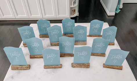 Beachy Wedding Table Numbers, Sea Glass Table Numbers, Driftwood Table Numbers, Nautical Table Numbers, Stained Glass Table Numbers, Beach Table Numbers, Beachy Seating Chart Wedding, Nautical Seating Chart Wedding, Coastal Table Numbers