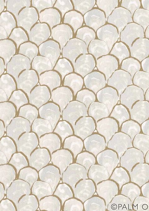 Palm Orleans Fabric | Spruce Palm Orleans Wallpaper, Anthro Wallpaper, Cottage Addition Ideas, Oyster Wallpaper, Cottage Addition, Fabric Showroom, Coastal Cottage Living Room, Boutique Wallpaper, Wallpaper Powder Room