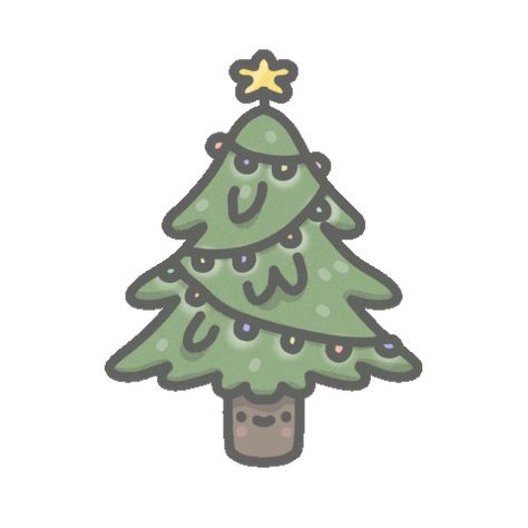 Happy Christmas Sticker by odsanyu for iOS & Android | GIPHY Christmas Gif Aesthetic, Christmas Animation Gif, Christmas Notion Cover, Gif Cute Aesthetic, Christmas Gifs Animated, Christmas Tree Animation, Notion Icon Gif, Christmas Tree Animated, Notion Christmas