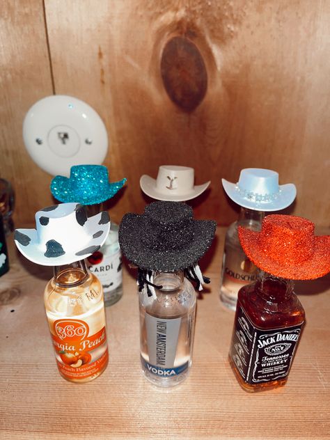 #yellowstone #minicowboyhats #cowboyhats #shooters #cowboyparty #cowprint #rhinestone #alcohol Mini Cowboy Hats, Mini Cowboy, Alcohol Party, Cowboy Party, Yellow Stone, V60 Coffee, Kitchen Aid Mixer, Birthday Bash, Cow Print