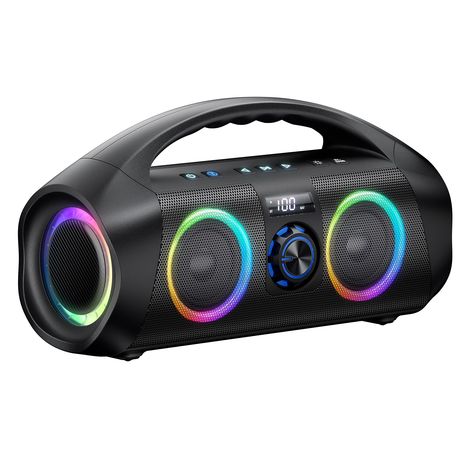 Bluetooth Speaker, 60W(80W Peak) Booming Bass with Subwoofer, IPX7 Waterproof, Beat-Driven Lights, Power Bank, Pair 100 Speakers, Dazzling Boom Wireless Portable Loud Speakers for Outdoor/Party/Beach Sneakers Nike Jordan, Bank Gifts, Multimedia Speakers, New Technology Gadgets, Waterproof Speaker, Powered Speakers, Bluetooth Speakers Portable, Portable Speaker, Outdoor Party