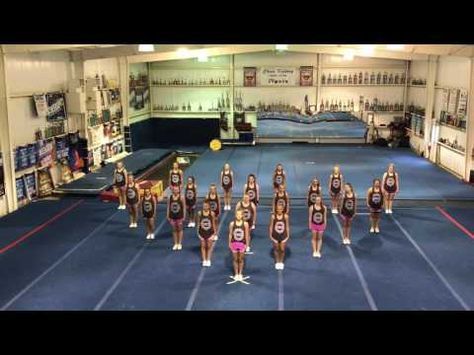 Easy Cheer Stunts, Peewee Cheer, Cheer Videos, Cheering Quotes, Cheerleading Tryouts, Cheerleading Videos, Cheer Music, Cheer Dance Routines, Cheer Team Pictures