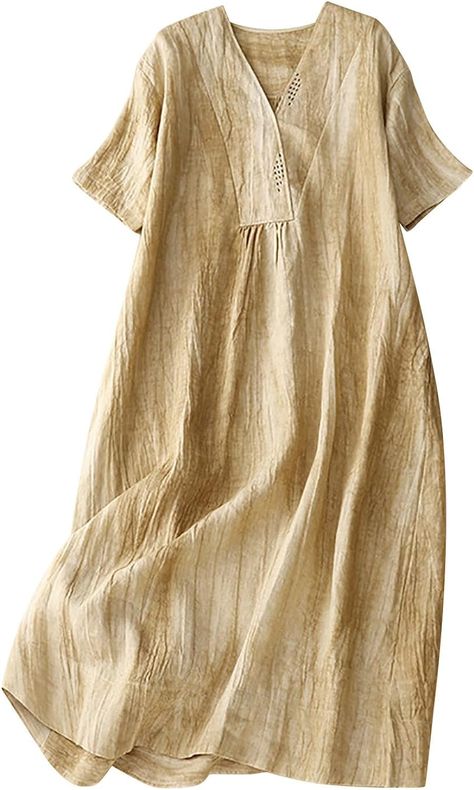 Find 100% Linen and linen blend dresses for lunches, brunches, travel and more! Linen is a natural fiber that you can feel good about. See dozens of stylish linen midi dresses handpicked from Amazon. affiliate link Linen Fashion Women, Japan Clothing, Summer Fashion Dresses Casual, Linen Casual Dress, Tunic Dresses, Dress Minimalist, Linen Tunic Dress, Japan Outfit, Cotton Linen Dresses