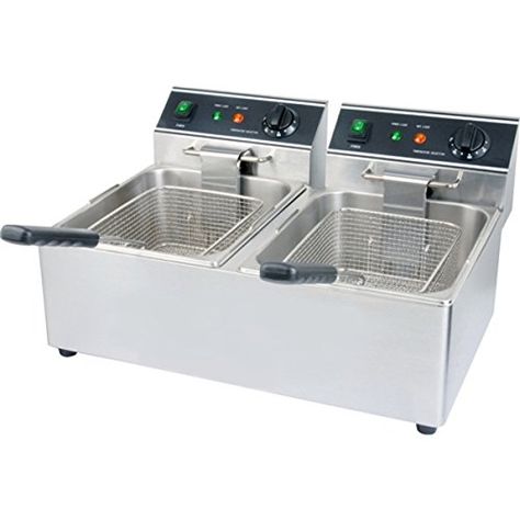 Commercial Deep Fryer, Best Deep Fryer, Electric Fryer, Electric Deep Fryer, Kitchen Remodel Countertops, Deep Fryers, Commercial Kitchen Equipment, Outdoor Kitchen Appliances, Deep Fryer