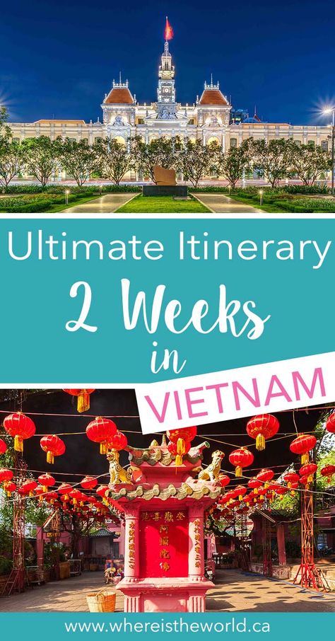 How To Spend 2 Weeks In Vietnam (A Two Week Vietnam Itinerary) Asia Travel Outfit, Bai Tu Long Bay, Vietnam Itinerary, Vietnam Travel Guide, Mekong Delta, Top Travel Destinations, Vietnam Travel, Da Nang, Ho Chi Minh City