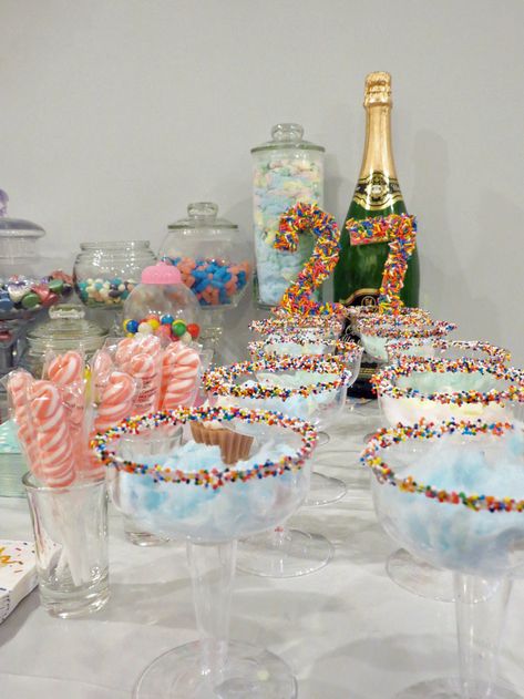 My Sugar Sweet 27th Birthday Party — Well Kept Chaos 27 Birthday Ideas For Him, 27th Birthday Decorations, 27th Birthday Ideas, 27th Birthday Party, 25th Birthday Ideas For Her, 23rd Birthday Decorations, 27 Birthday Ideas, Champagne Birthday, 25th Birthday Parties