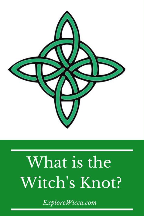 Discover the meaning of the witch's knot and why it's so important to #wiccan spells! #wicca #witchcraft #pagan #magick #celtic Knot Tattoo Meaning, Witches Knot Tattoo, Witch's Knot, Witches Knot, Witch Symbols, Wiccan Tattoos, Wiccan Crafts, Pagan Crafts, Pagan Symbols