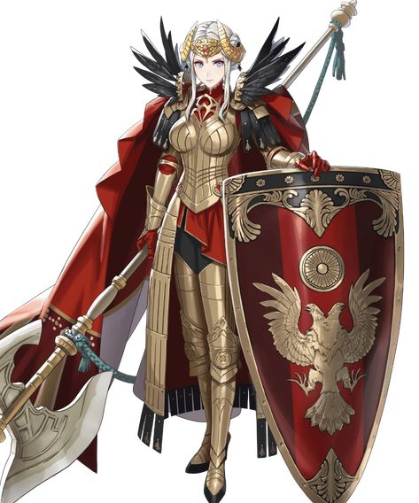 Brave Edelgard | Fire Emblem Heroes Wiki - GamePress Fire Emblem Warriors, Female Armor, Fire Emblem Games, Fire Emblem Characters, Female Knight, Fire Emblem Heroes, Fantasy Armor, Female Character, Fantasy Warrior