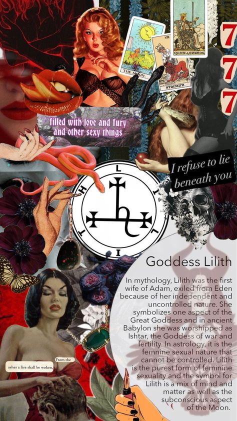 #lilith #goddesslilith #goddess #mythology Lillith Goddess, Lilith Goddess, Goddess Mythology, Goddess Lilith, Black Moon Lilith, Ancient Babylon, Sabrina Spellman, Pure Form, Goddess Art