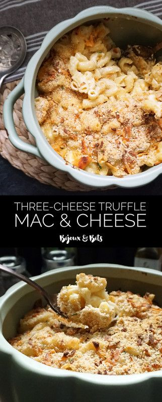 Three-cheese brown butter truffle mac and cheese recipe Pasta Recipes Butter, Truffle Mac And Cheese Recipe, Cheese Recipes Dinner, Truffle Mac And Cheese, Cheese Macaroni, Cheese Pasta Recipes, Truffle Butter, Mac And Cheese Recipe, Butter Cheese