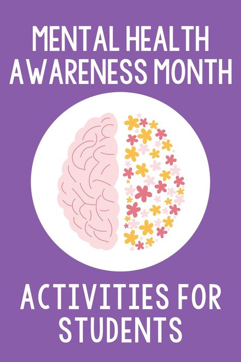 Mental Health Elementary School Activities, School Wellness Ideas, Mental Health Lessons For Kids, Mental Health Day Activities Eyfs, Mental Health Week Activity Ideas, Mental Health Fair Booth Ideas, Kids Mental Health Activity, Mental Health Activity Ideas High School, Mental Health Work Activities