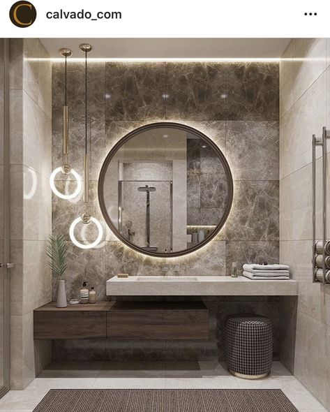 Guest Bathroom Design, Large Bathroom Mirrors, Washroom Decor, Washbasin Design, Bathroom Inspiration Modern, Bathroom Decor Luxury, Guest Toilet, Washroom Design, Bathroom Redesign