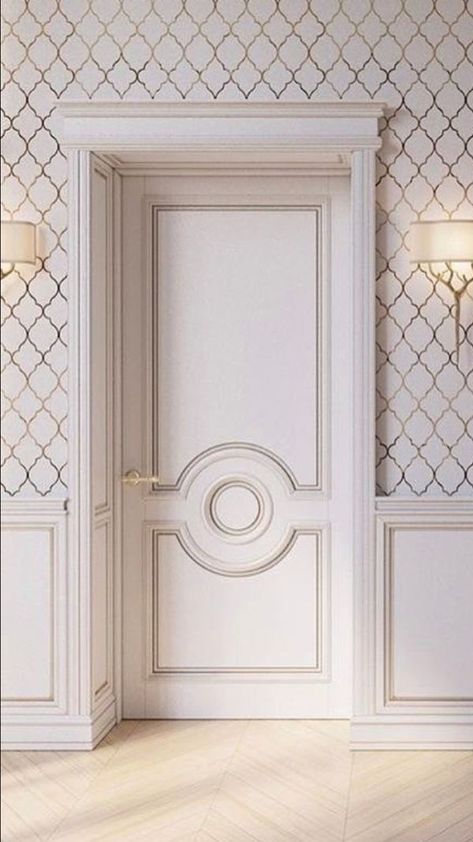 Interior Door Painting Ideas, Home Door Design Modern, Modern Classic Interior Design Living Room, Interior Door Painting, Door Painting Ideas Bedroom, Painting Ideas Bedroom, Door Paintings, Door Painting Ideas, Classic Interior Design Living Room